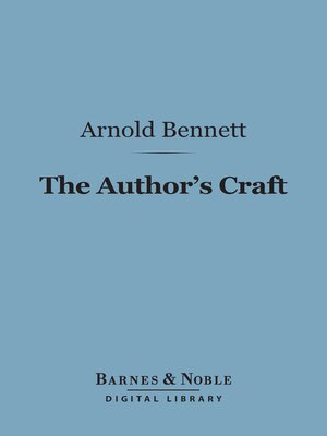 cover image of The Author's Craft (Barnes & Noble Digital Library)